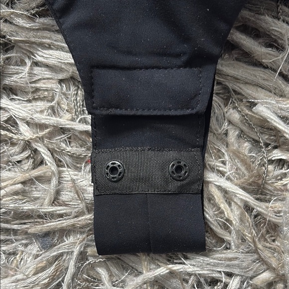 Commando Lightweight Faux Black Button Down Leather bodysuit Size Small - Picture 3 of 14